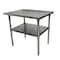 Bk Resources Work Table 16/304 Stainless Steel With Stainless Steel Shelf 36"Wx36"D CVT-3636 - alternate 7